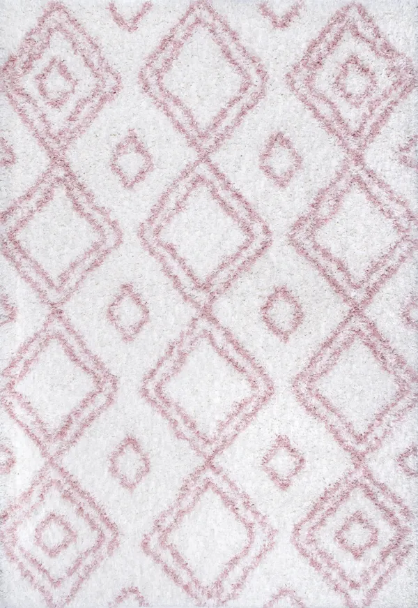 Double Diamond Shag Rug