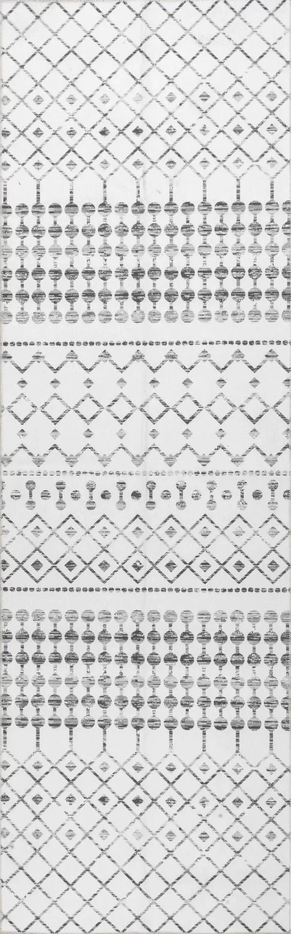 Moroccan Trellis Washable Rug