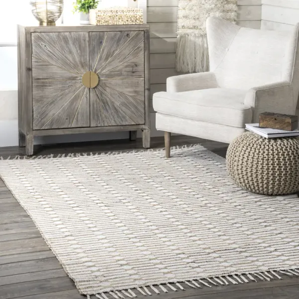 Printed Winged Trellis Rug