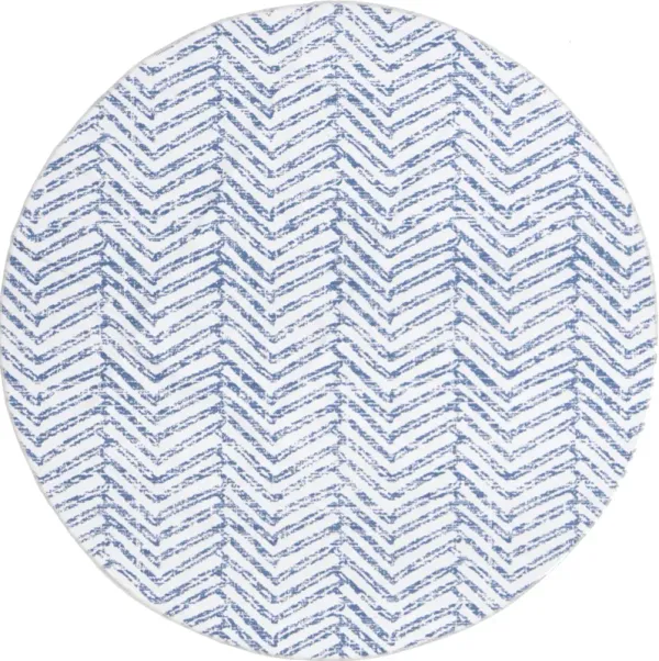 Reverse Herringbone Washable Rug
