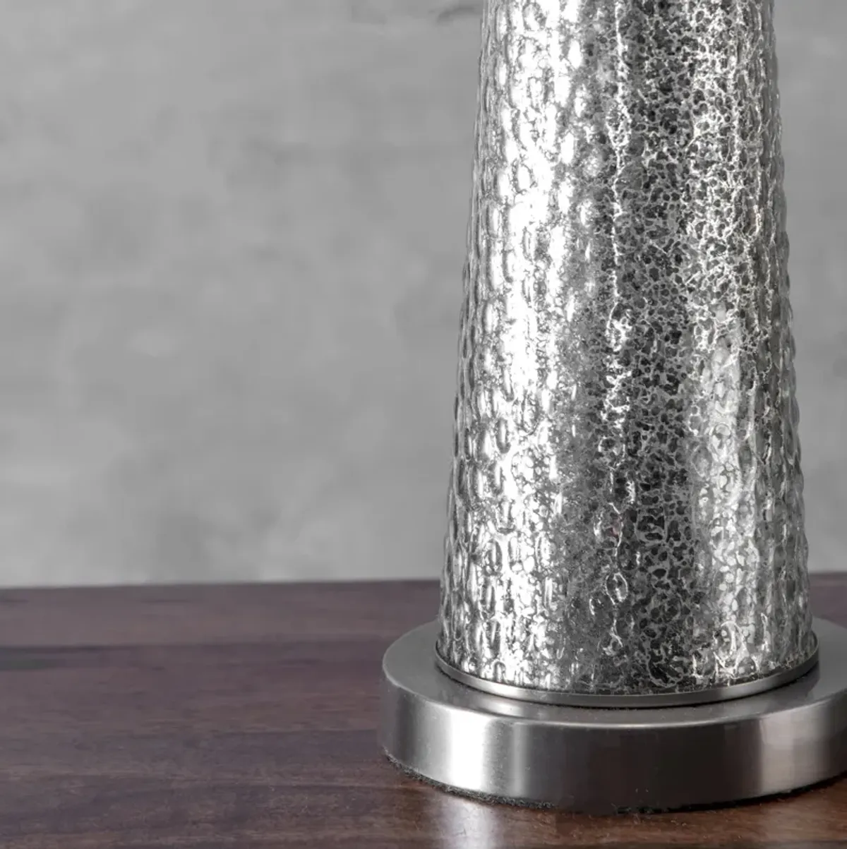 34-inch Textured Glass Spire Table Lamp