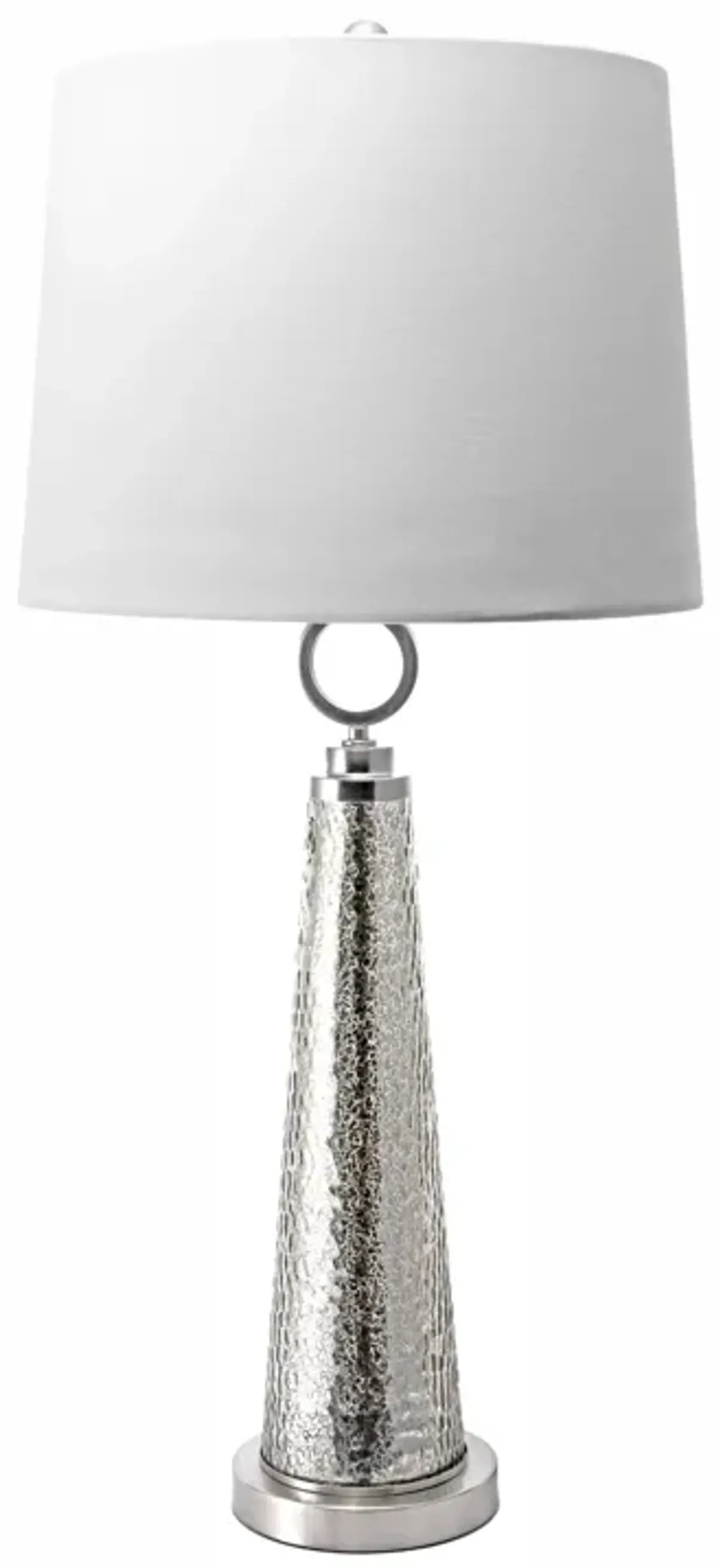 34-inch Textured Glass Spire Table Lamp