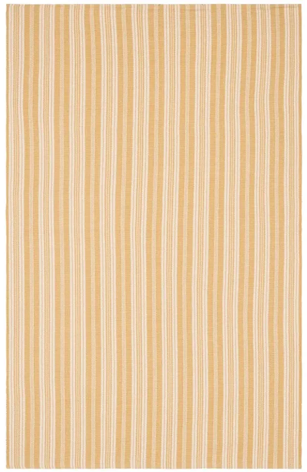 Ticking Stripe Handwoven Indoor/Outdoor Rug