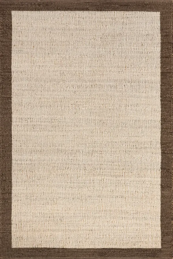 Suellen Bordered Handwoven Jute-Blend Rug