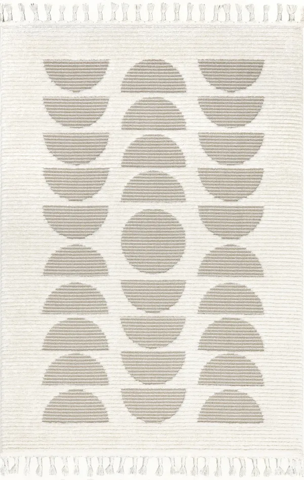 Lou Abstract Moon Rug