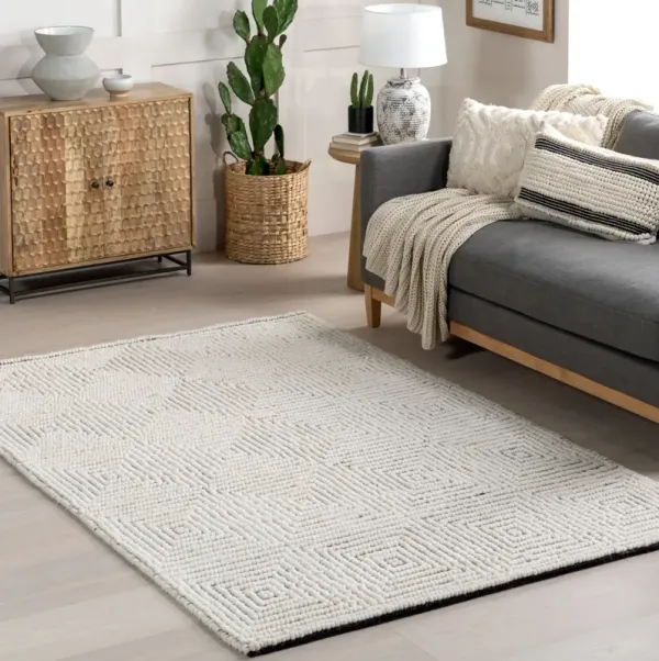 Presley Trellis Knit Wool Rug