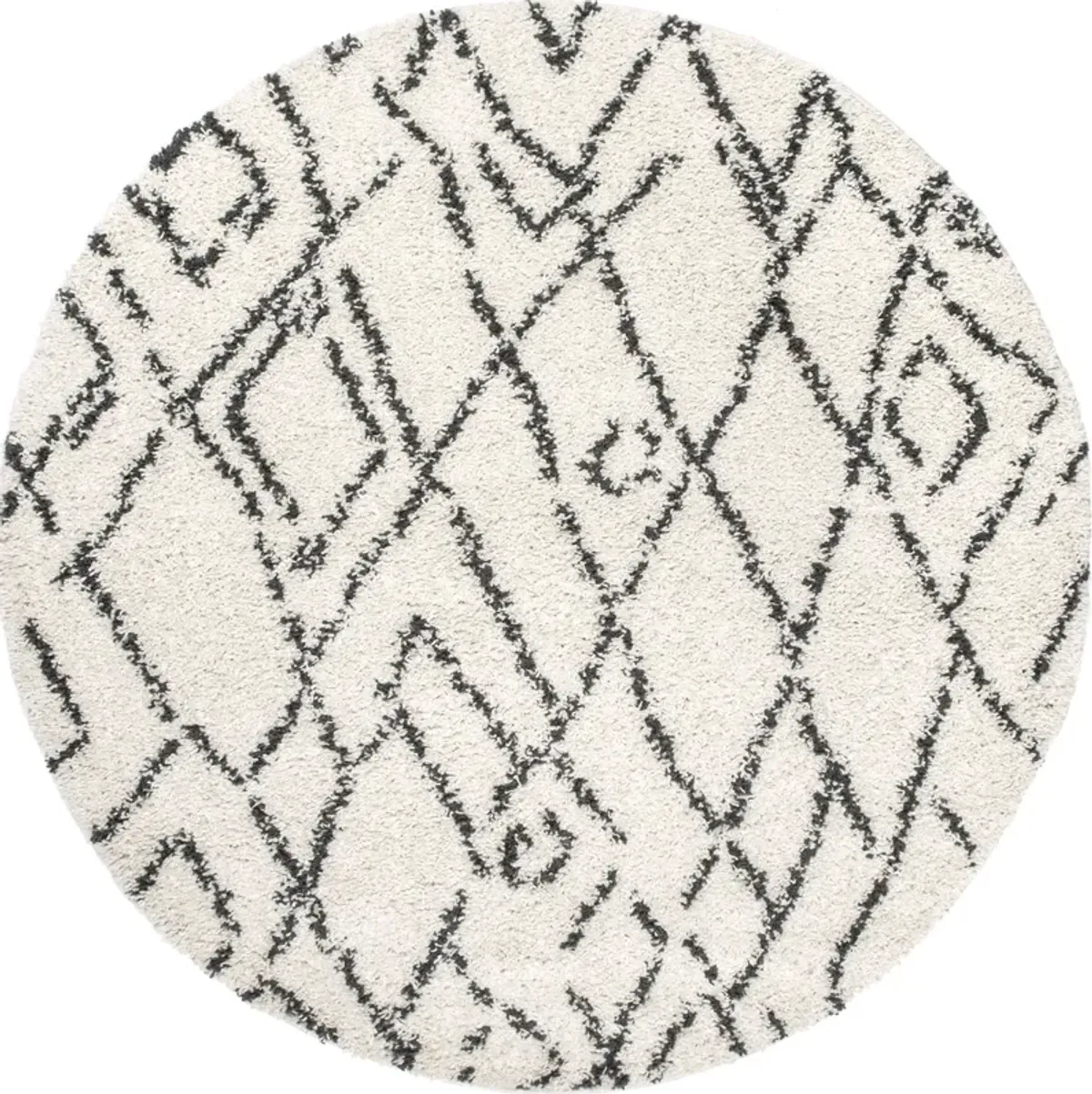 Moroccan Diamond Tassel Rug