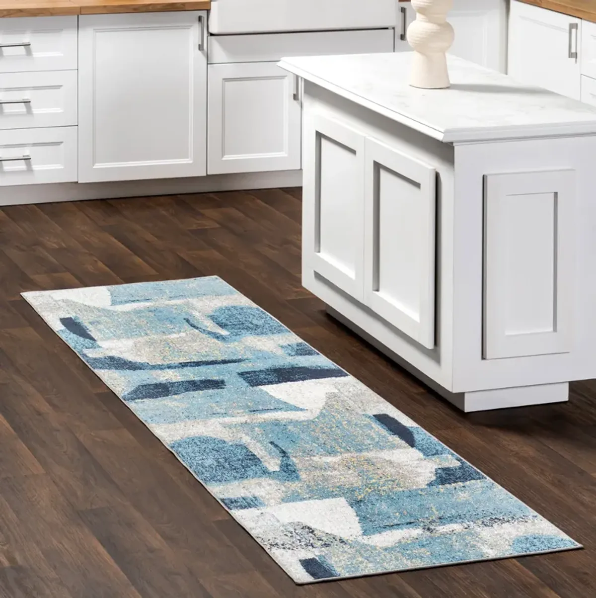 Cecila Washable Abstract Rug