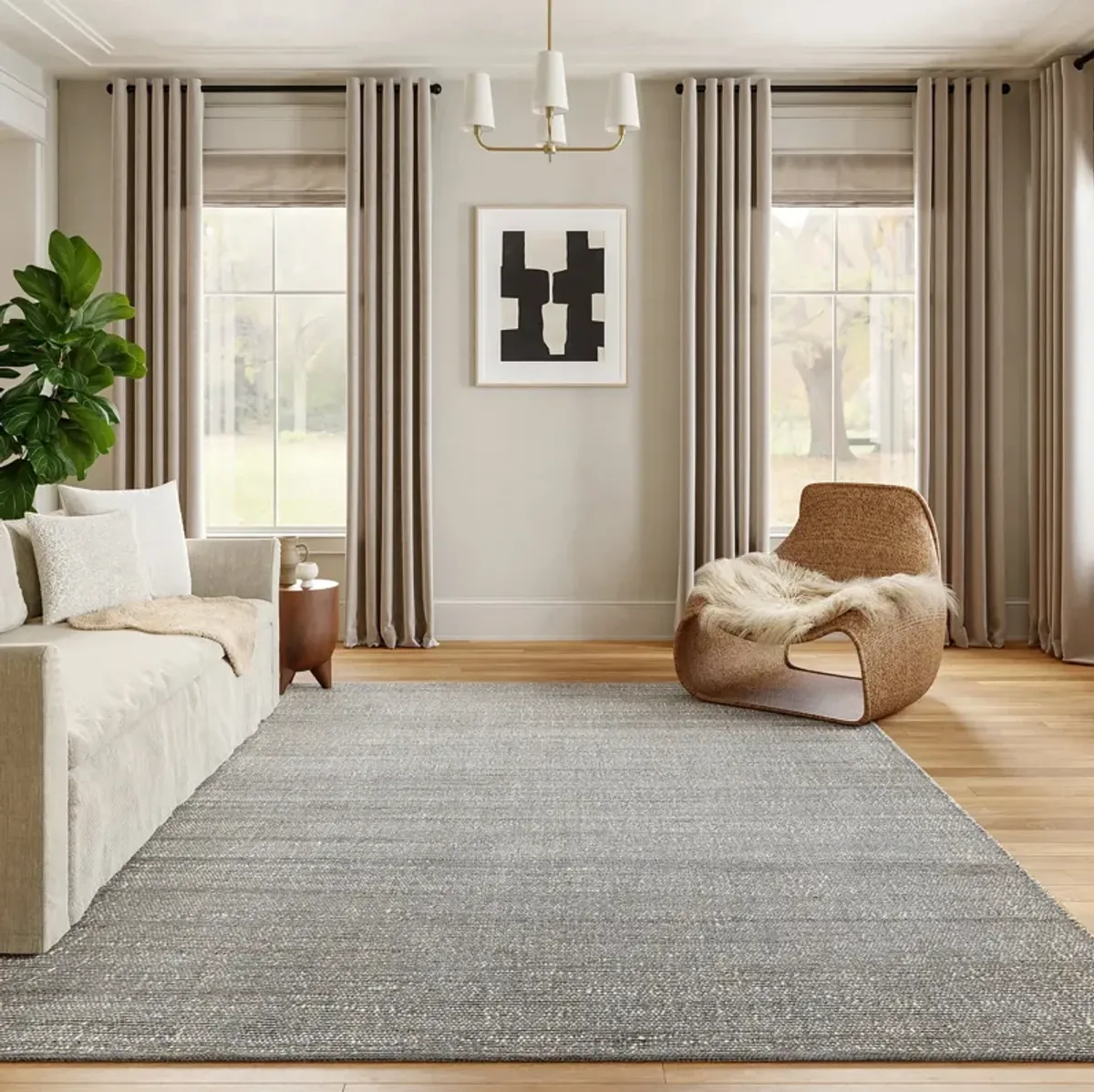 Perfect Handwoven Jute-Blend Rug