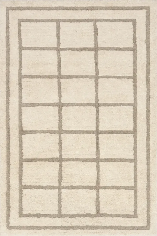 Ora Geometric Wool Washable Rug