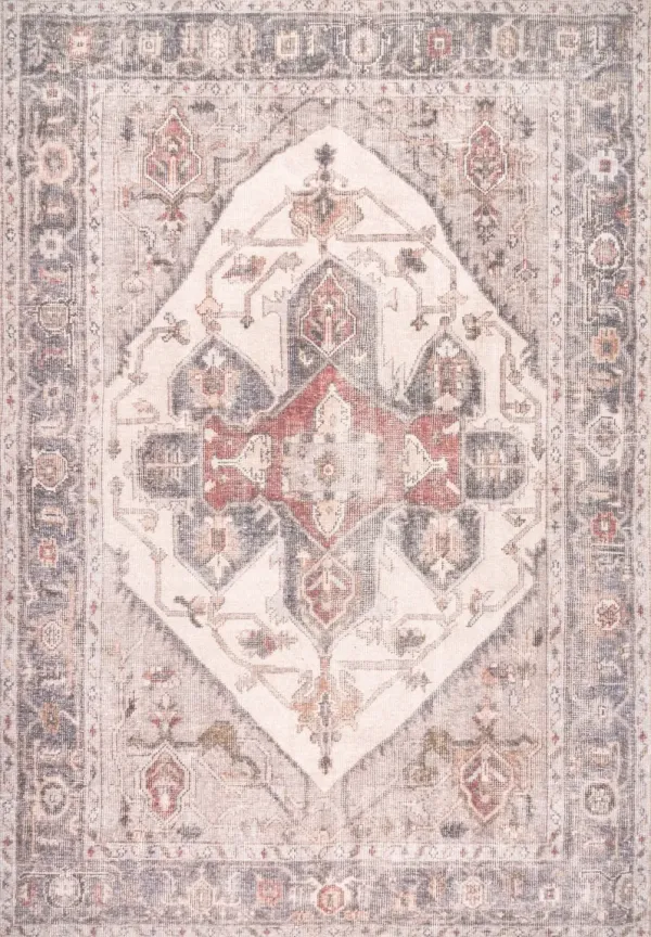 Washable Regal Medallion Rug