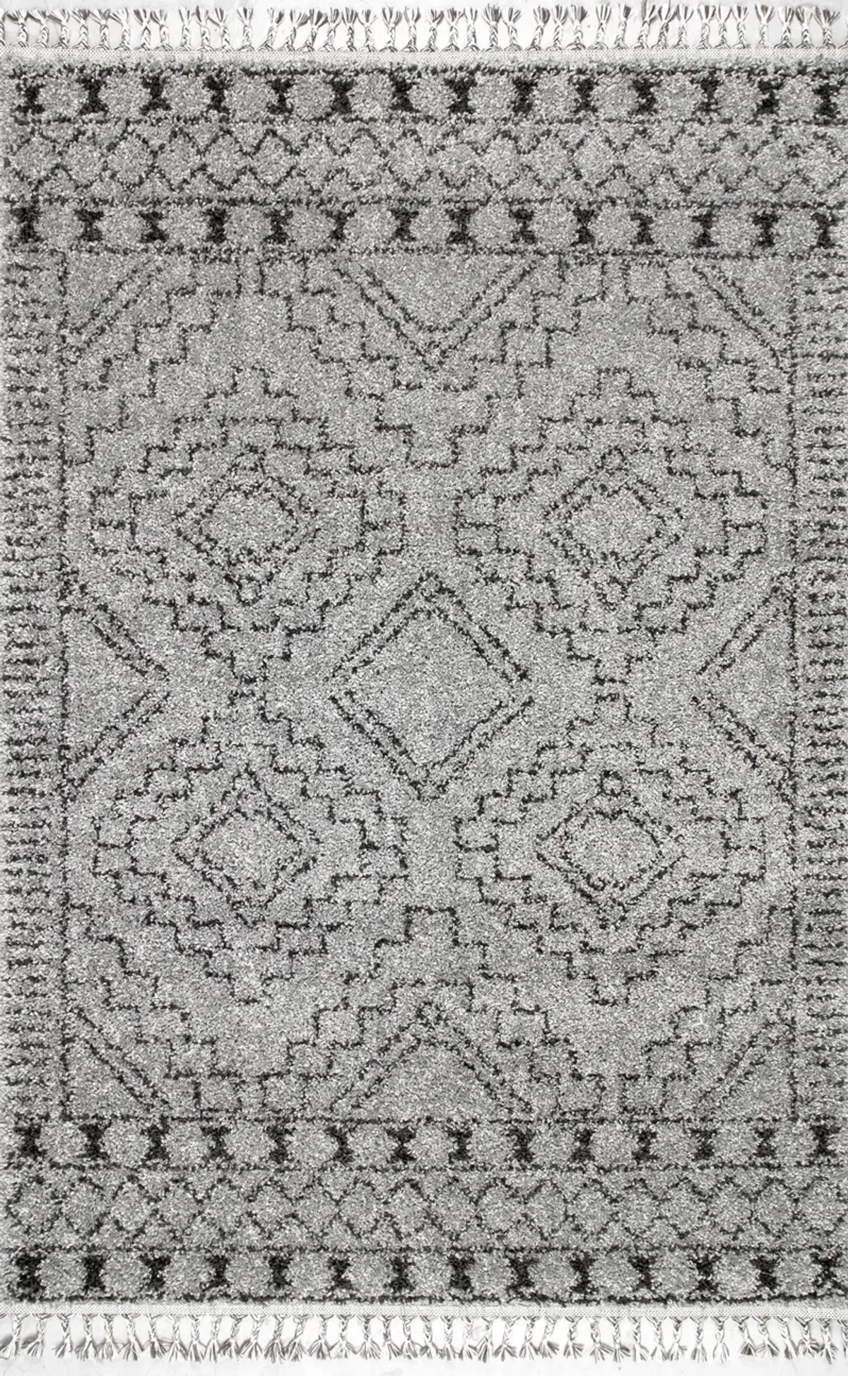 Moroccan Tasseled Rug