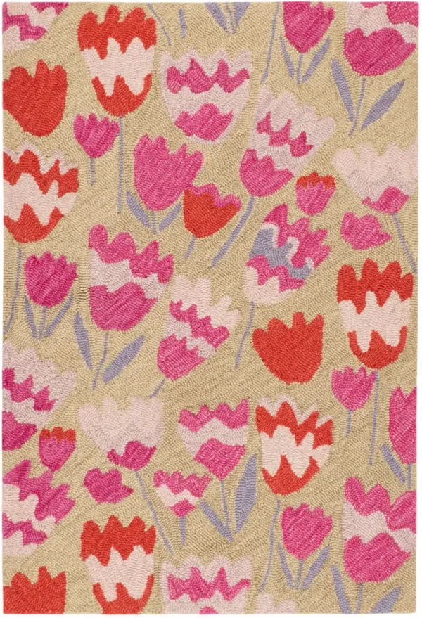 Zelie Hand Micro Hooked Wool Rug