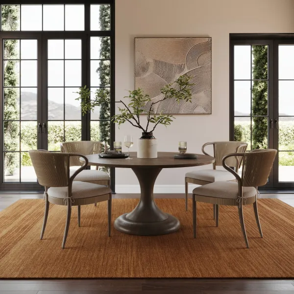 Cotina Modern Bordered Handmade Wool Rug