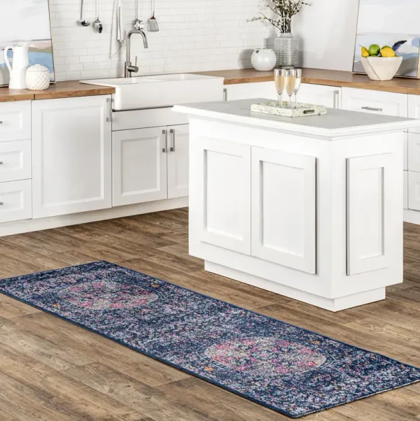 Floral Encompass Mandala Rug