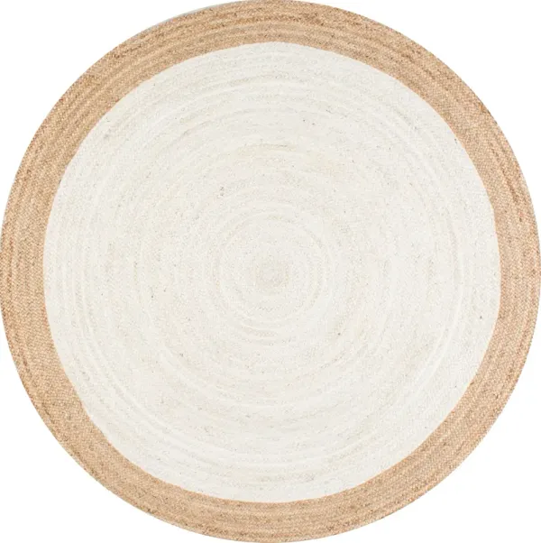 Jute Simple Border Rug