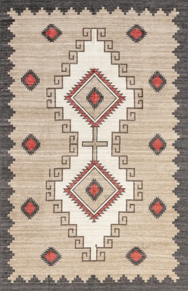 Ginny Washable Southwestern Rug