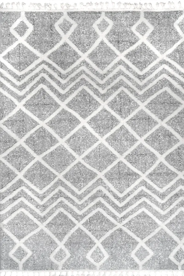 Amber Trellis Textured Rug