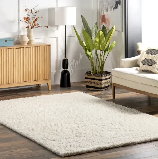 Wool Moroccan Shag Rug