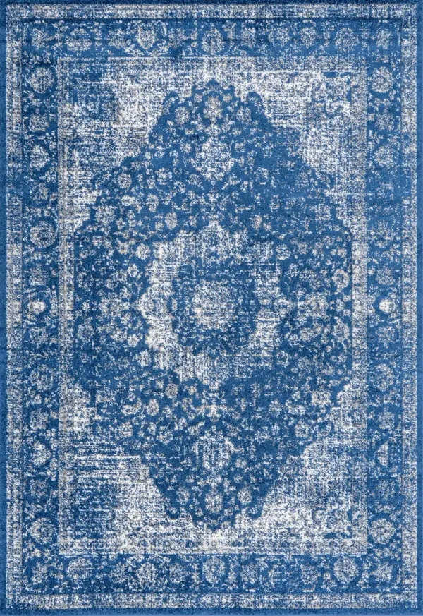 Distressed Persian Rug