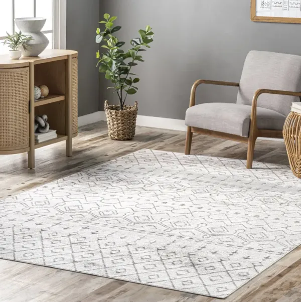 Bailey Washable Geometric Rug