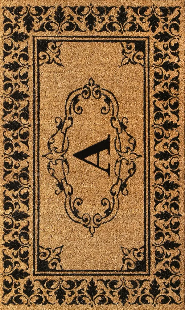 Monogrammed Outdoor Welcome Door Mat