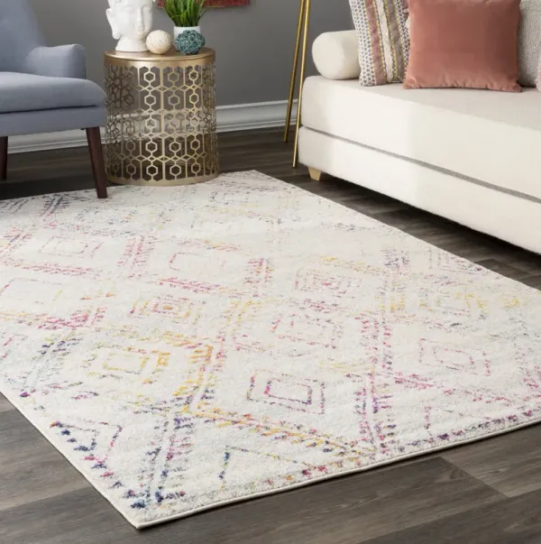 Rainbow Diamond Rug