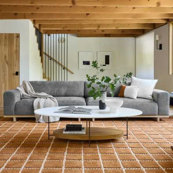 Gretchen Checked Wool Rug