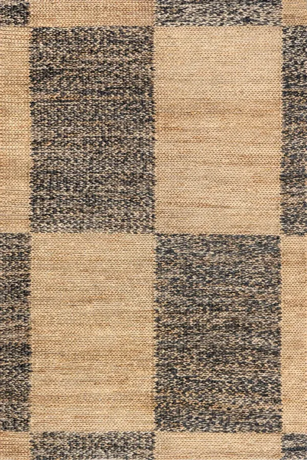 Sari Oversize Checkered Jute Rug