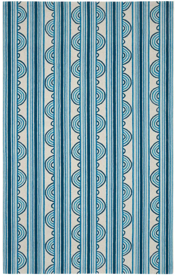 Button Hand Micro Hooked Wool Rug