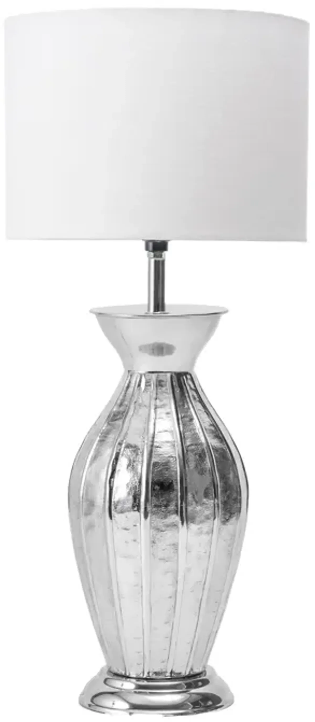 22-inch Fluted Iron Vase Table Lamp