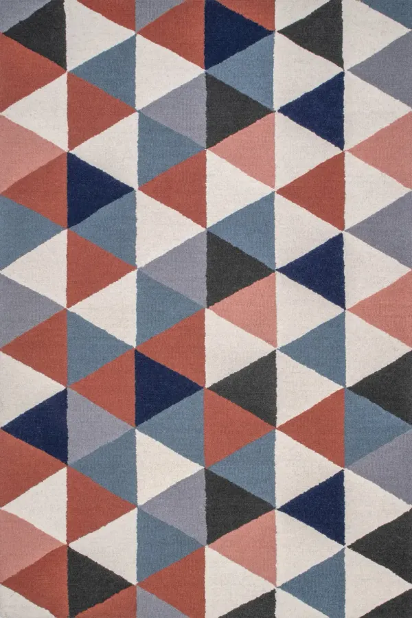 Dimensional Triangles Rug