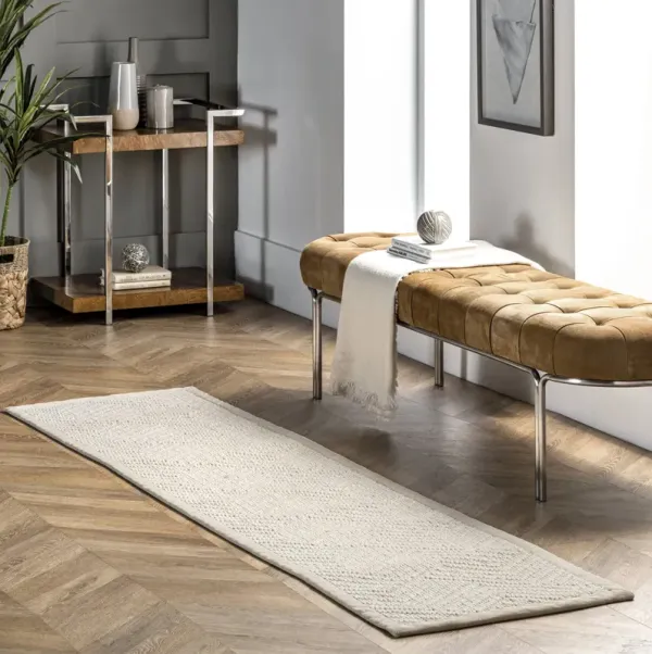 Aisha Monochrome Texture Rug