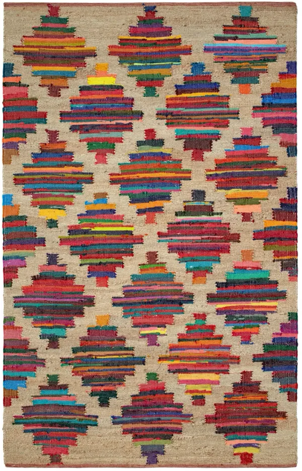 Mod Chindi Handwoven Jute Rug