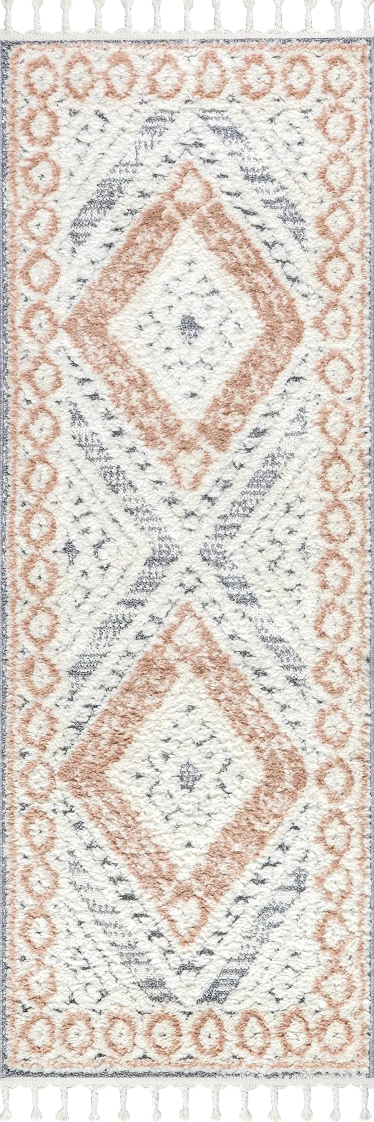 Lessie Vintage Diamond Rug