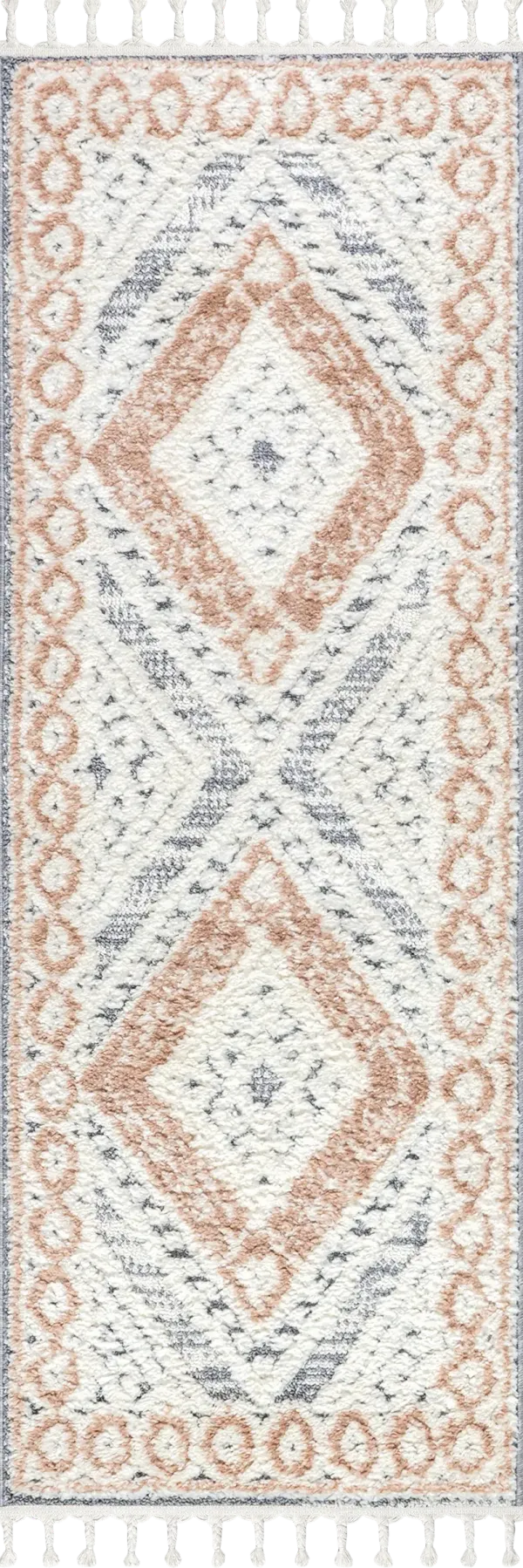 Lessie Vintage Diamond Rug