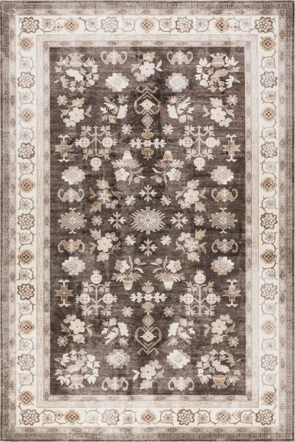 Dayflower Vintage Washable Rug