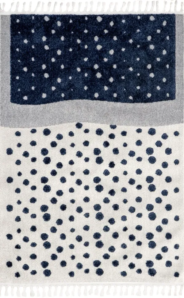 Neilla Wintry Tasseled Kids Rug
