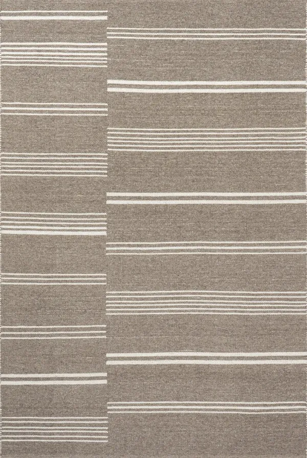Birchwood Reversible Striped Wool Rug