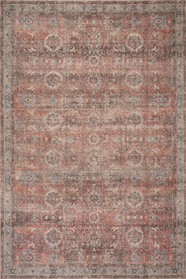 Eirene Antiqued Jute-Blend Rug