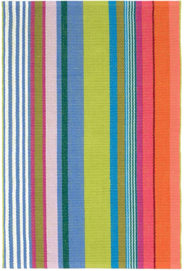 Mellie Stripe Handwoven Cotton Rug