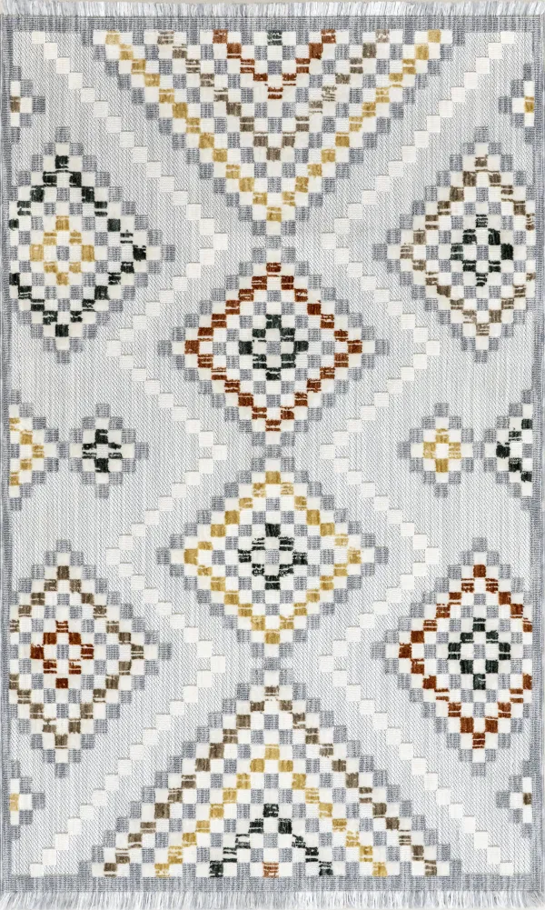 Vahani Iridescent Diamond Rug