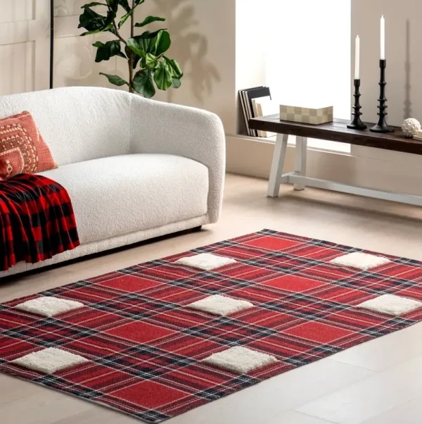 Keira Checkered Plaid Rug