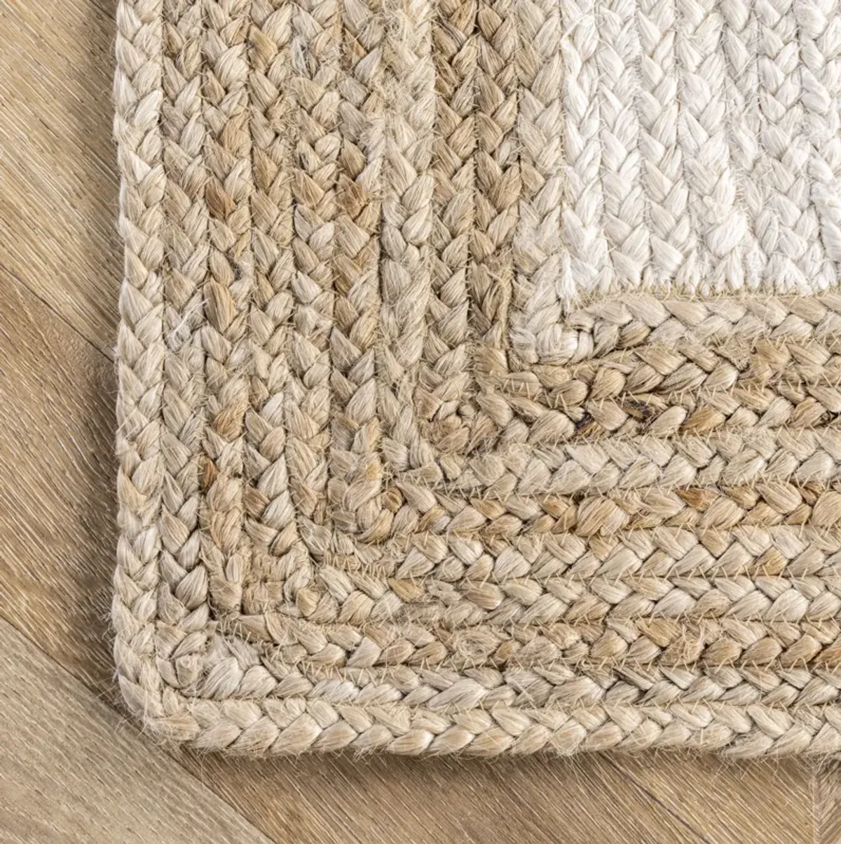Jute Simple Border Rug