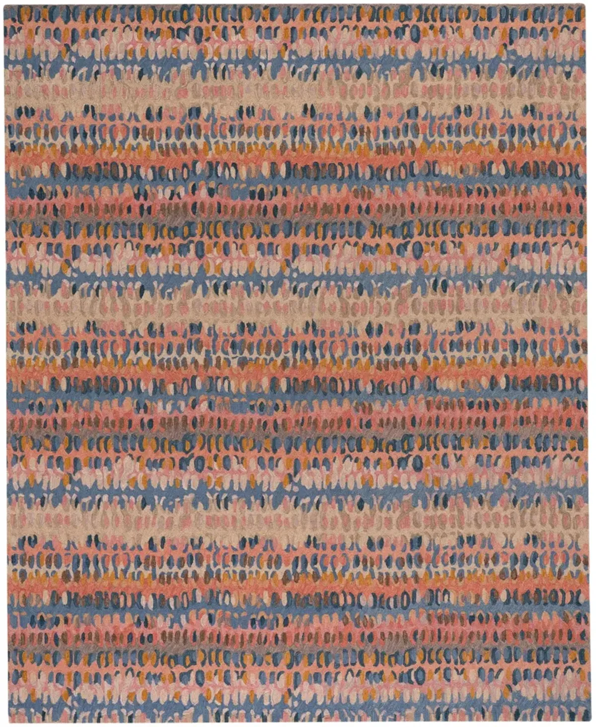 Paint Chip Hand Micro Hooked Wool Rug
