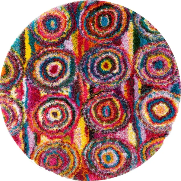 Abstract Circles Rug