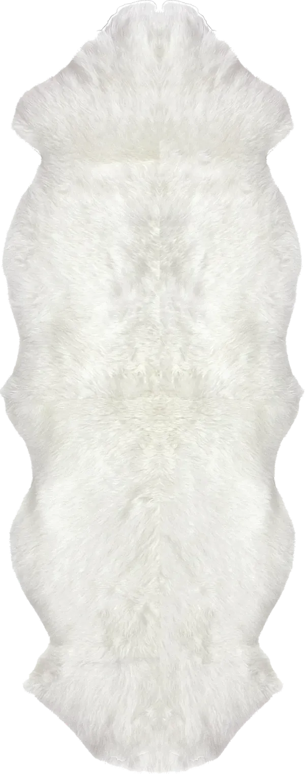 Natural Double Pelt Sheepskin Rug