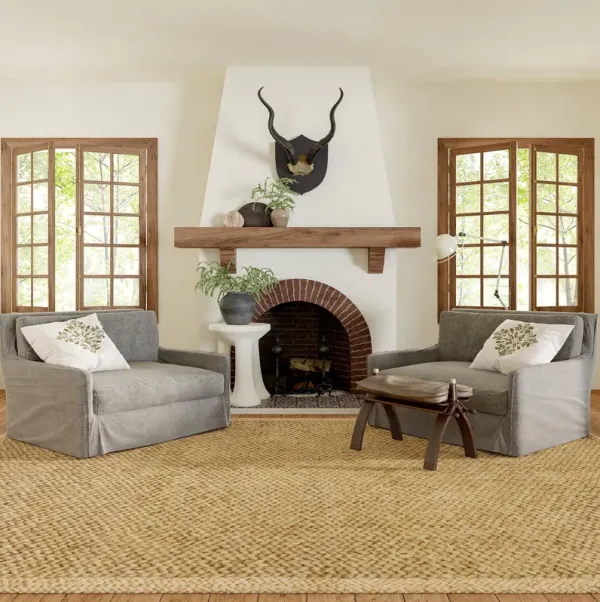 Willow Bordered Jute Rug
