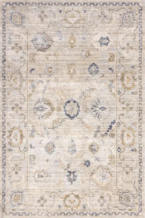 Lois Vintage Floral Indoor/Outdoor Washable Rug