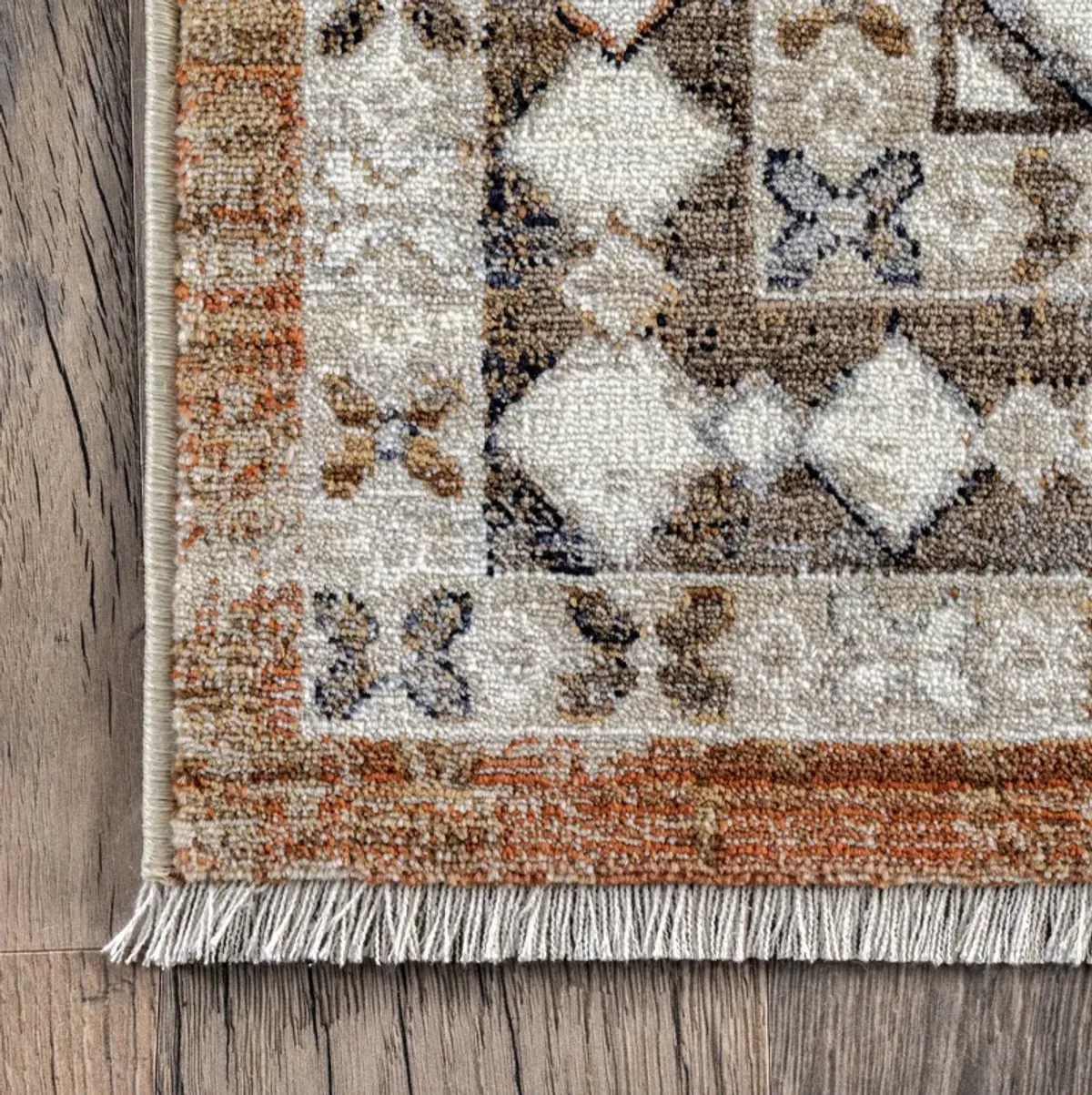 Virgina Medallion Fringe Rug